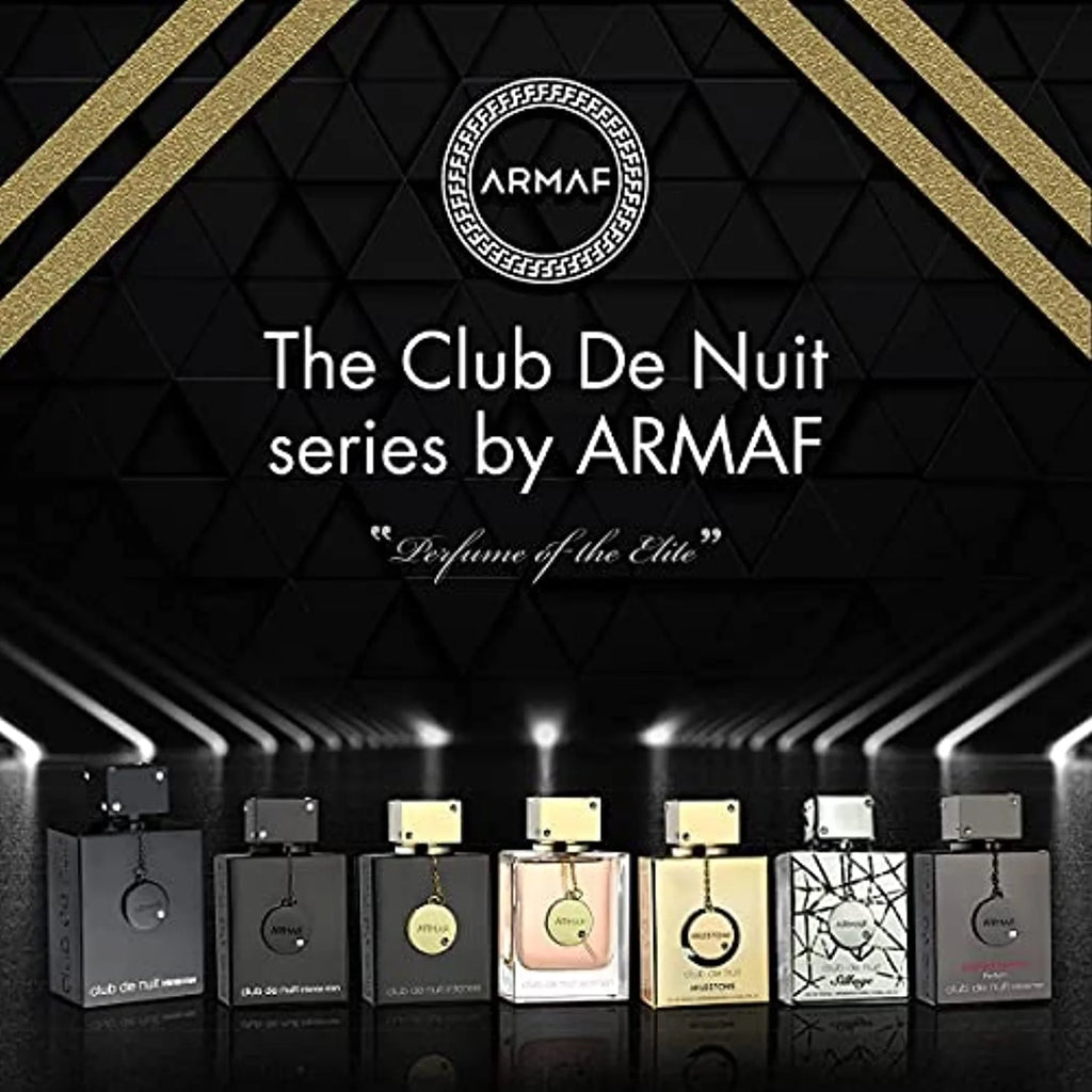 Club De Nuit Intense Man EDT Men New in Box, Black , 3.6 Fl Oz