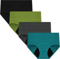 Womens Menstrual Period Panties Cotton Leak Proof Underwear Postpartum Protective Briefs